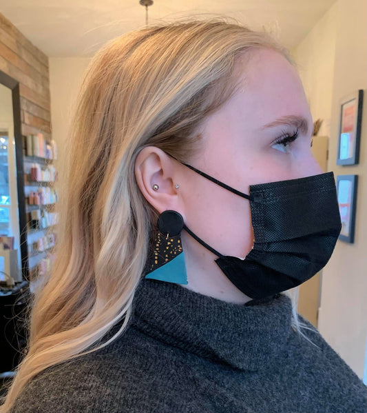 Emerald Green Drop earrings Exclusive to AQC - AQC Salon