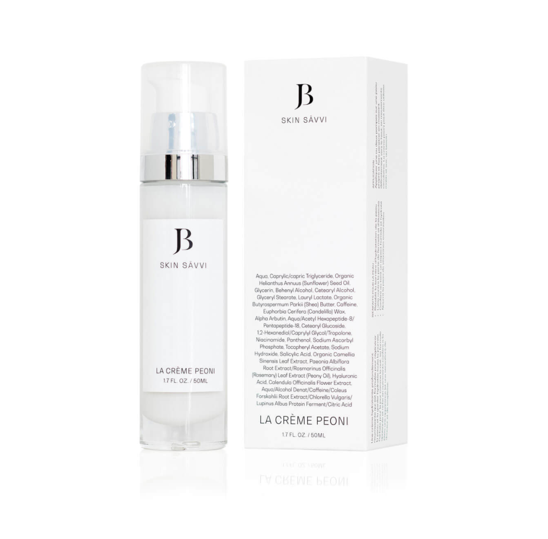 JB Skin Savvi La crème peoni - AQC Salon